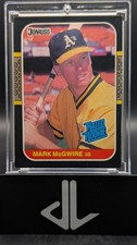 1987 Donruss #46 Mark McGwire Rated Rookie Card -MLB Oakland Athletics 