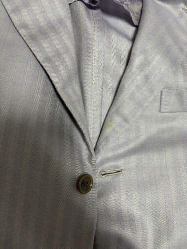 brioni tailored jacket in cashmere and silk, purple, men's size M - Picture 5 of 6