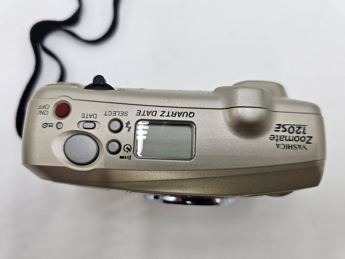 Kyocera Yashica Zoomate 120 SE Gold Point & Shoot 35mm Film Camera