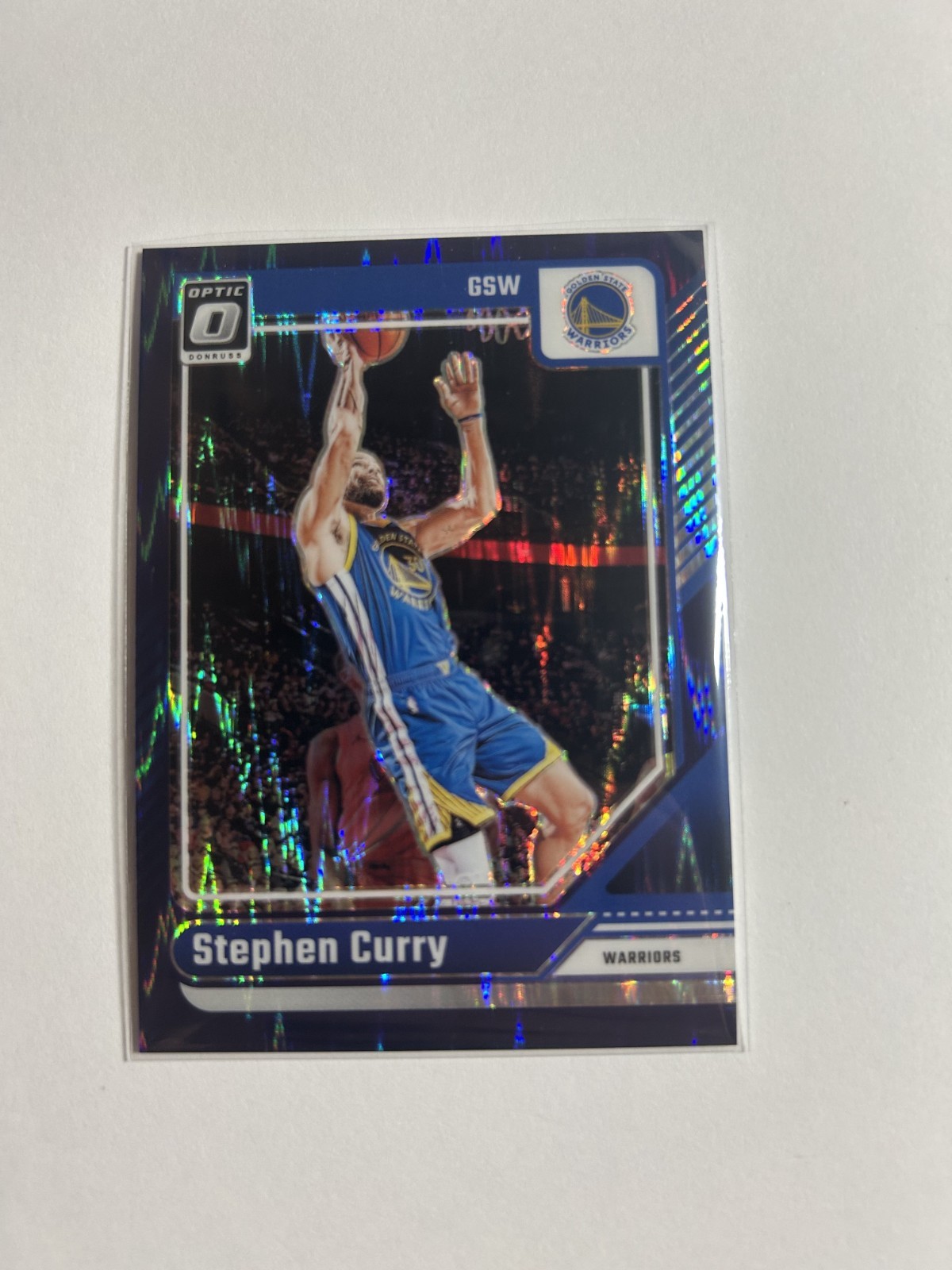 2024-25 Donruss Optic #155 Stephen Curry Purple Shock