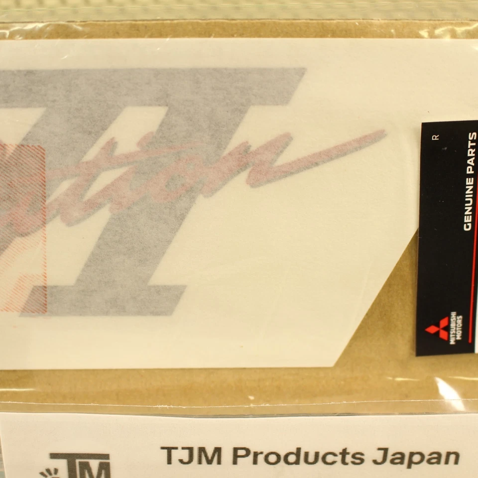 Calcomanía trasera Mitsubishi Lancer Evolution 6 CP9A 99-00 Evolution 6 genuina MR604111 Foto 3 de 4