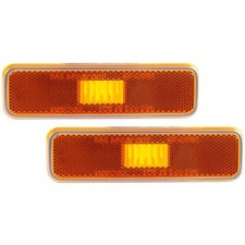 Front Side Marker Set For 1972-83 Dodge Charger 1984-89 D100 Ramcharger
