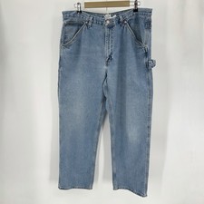 VTG Y2K Calvin Klein Jeans Men s 38 Blue Carpenter Stonewash Distressed Worker