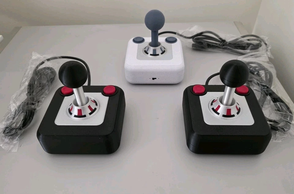 JOYSTICK STAMPA 3D, STILE TAC 2 (Suncom) DB9 PER COMMODORE C64, AMIGA 500, ATARI