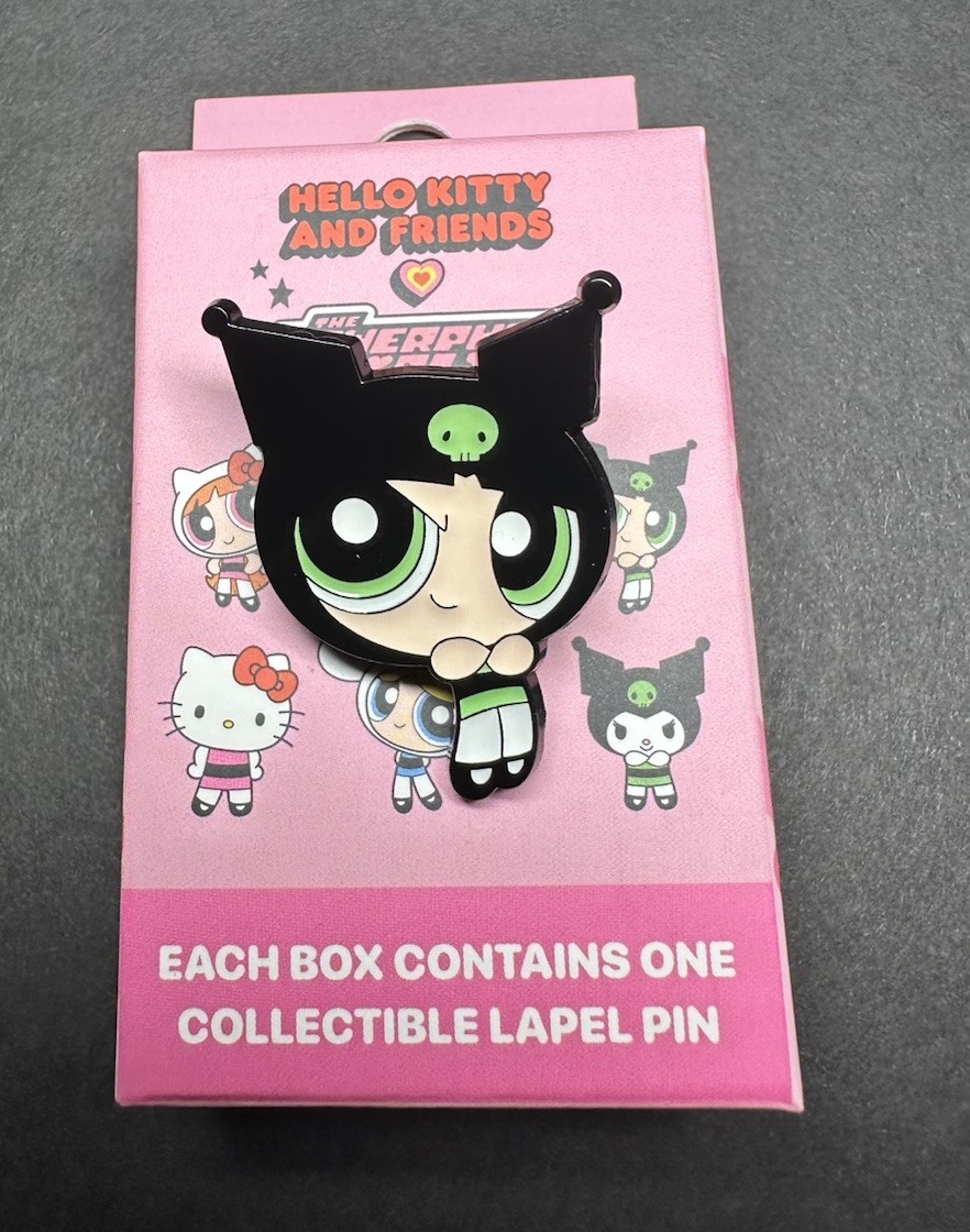 Hello Kitty And Friends X The Powerpuff Girls Blind Box Enamel Pin - Buttercup