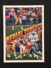 🏆 1991 Upper Deck Montana & Rice #35 NFL Legends 🏈 Arch Rivals Icon ⚡