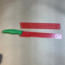 Kuhn Rikon RED Watermelon Knife With Sheath 11" 