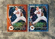 Kevin Abel 2021 Prizm Draft Picks Red & Blue Velocity Prizm Parallel