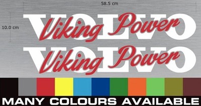 Fensteraufkleber / Sticker ''Viking Power'' - passend für Volvo LKW
