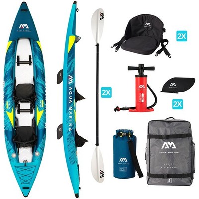 Aqua Marina Steam ST-412 Kajak 2-Sitzer Drop-Stitch Set wählbar