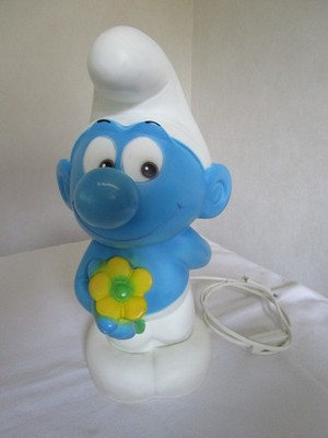 Schlumpf Lampe Leuchte Tischleuchte Original ETC Peyo sehr guter Zustand