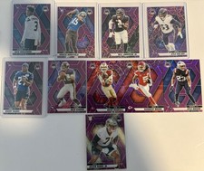 Panini Mosaic Purple Scope NFL Rookie Card Lot 10 Cards Anderson Jr Marks