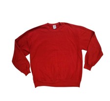 Jerzees Vintage 90s Sweatshirt Men’s XL Red Crewneck USA Made Pullover Russell