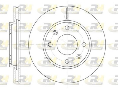 2x Bremsscheibe ROADHOUSE 6131.10 für S1 306 7A N3 PEUGEOT CITROËN 106 N5 7C 7B