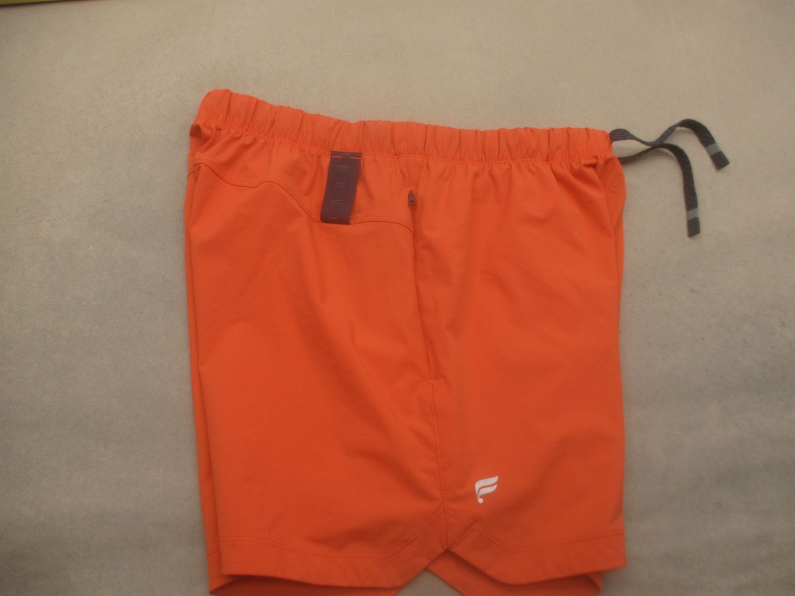 Fabletics Size M Womens Orange Drawstring Elastic… - image 4