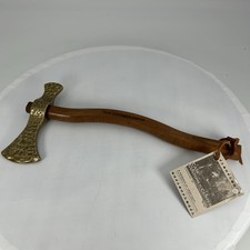 1996 Case Promotional Brass Tomahawk Made In USA 13" - READ DESC