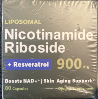 Liposomal Nicotinamide Riboside 500 mg Anti-aging NAD Supplement, Focus, Memory