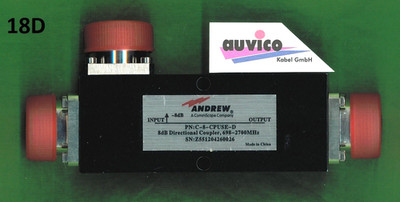 COMMSCOPE   ANDREW  C-8-CPUSE-D   Passive Devices  8DB Directional Coupler