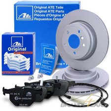 ATE BREMSSCHEIBEN �336 +BEL�GE +WARNKONTAKT HINTEN F�R BMW 3-ER E90 E91 E92 E93