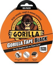 Image of Gorilla Glue Black Tape 32M X 48 MM Roll Strong Duct Gaffer Tape