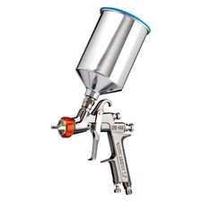 ASET IWATA LPH-400-LVX 1.4 mm HVLP Gravity Feed Spray Gun w 1 L Aluminum Cup