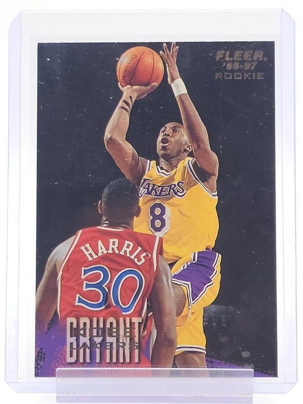 KOBE BRYANT 1996-97 FLEER BASKETBALL ROOKIE #203 LOS ANGELES LAKERS Q7183