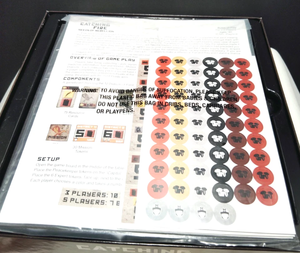 Голодные игры И вспыхнут огни семена восстания WizKids настольная игра в комплекте - Изображение 4 из 4