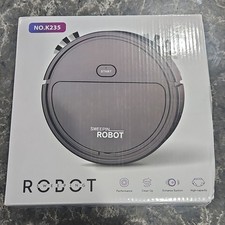 New Sweeping Robot Vacuum Cleaner - Black - Model K235. New in box