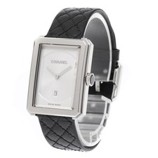 CHANEL BOY.FRIEND H6954 27mm SS White #C5550