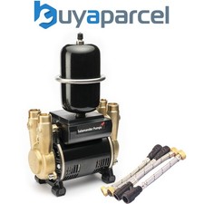 Salamander CTFORCE 30TU 3.0 Bar Brass Twin Impeller Shower Pump Negative Head