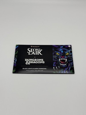 MTG Secret Lair x Dungeons & Dragons: Black Lights & Dark Dungeons Foil