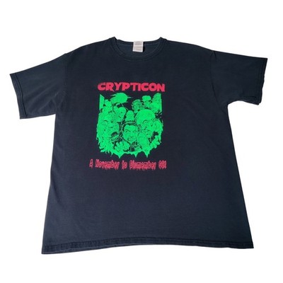 Crypticon A November to Dismember 08 T Shirt Mens Large Gildan Ultra Cotton
