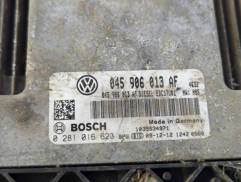 045906013AF CENTRALINA INIEZIONE MOTORE SKODA ROOMSTER PRAKTIK 1.4 D 59KW 5M 2P  - Immagine 3 di 4