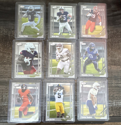 SAGE 2024 NCAA Football Card Lot (15) Drew Allar Trebor Pena Tanner Arkin