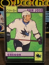 2022-23 O-Pee-Chee - Noah Gregor #462 Retro Black Border 3/100 San Jose Sharks