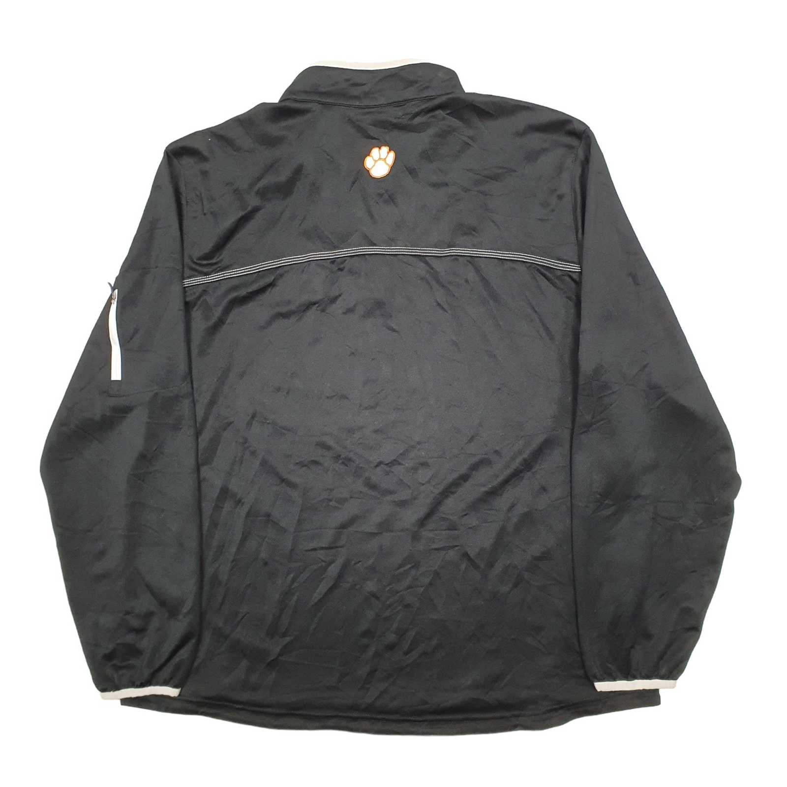 ADIDAS 1/4 Quarter Zip Polyester Jumper Sweatshirt Mens XL image 3