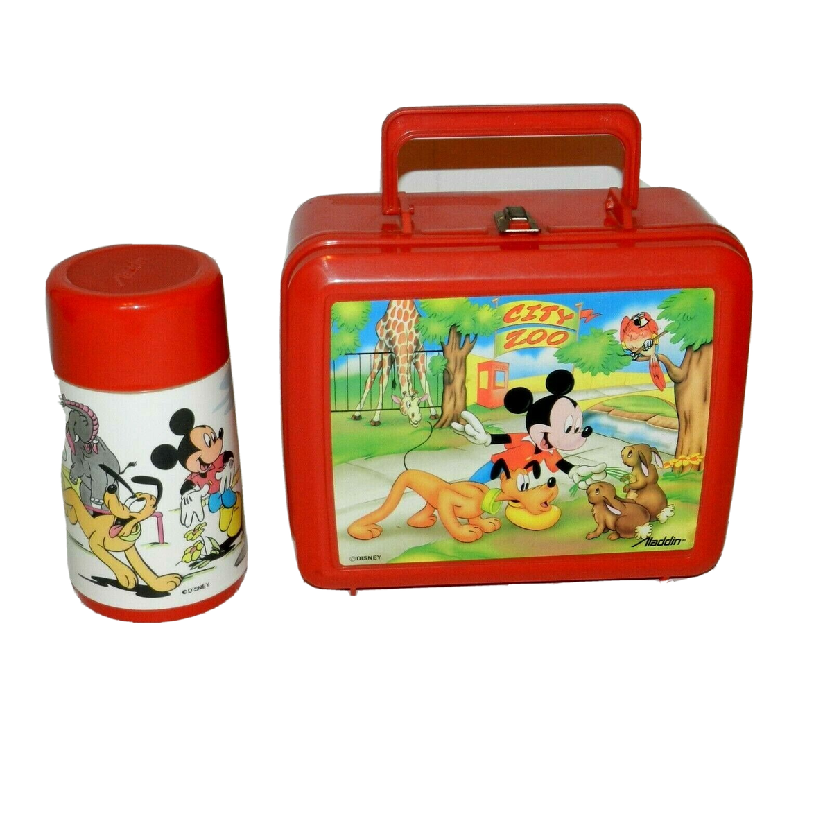 Aladdin ミッキー ランチボックス USA サーモス無し ミニー f80O Aladdin ミッキー ランチボックス USA サーモス無し ミニー f80O