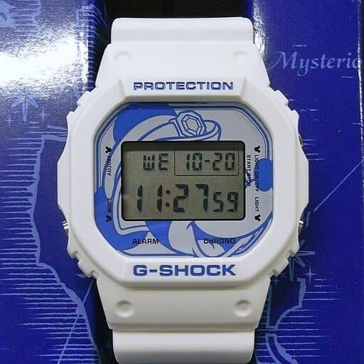ディズニーシー 15周年 G-SHOCK ホワイト 箱・説明書付 ミッキー Tokyo Disney Sea 15th Anniversary casio DW-5600 G-shock Mickey