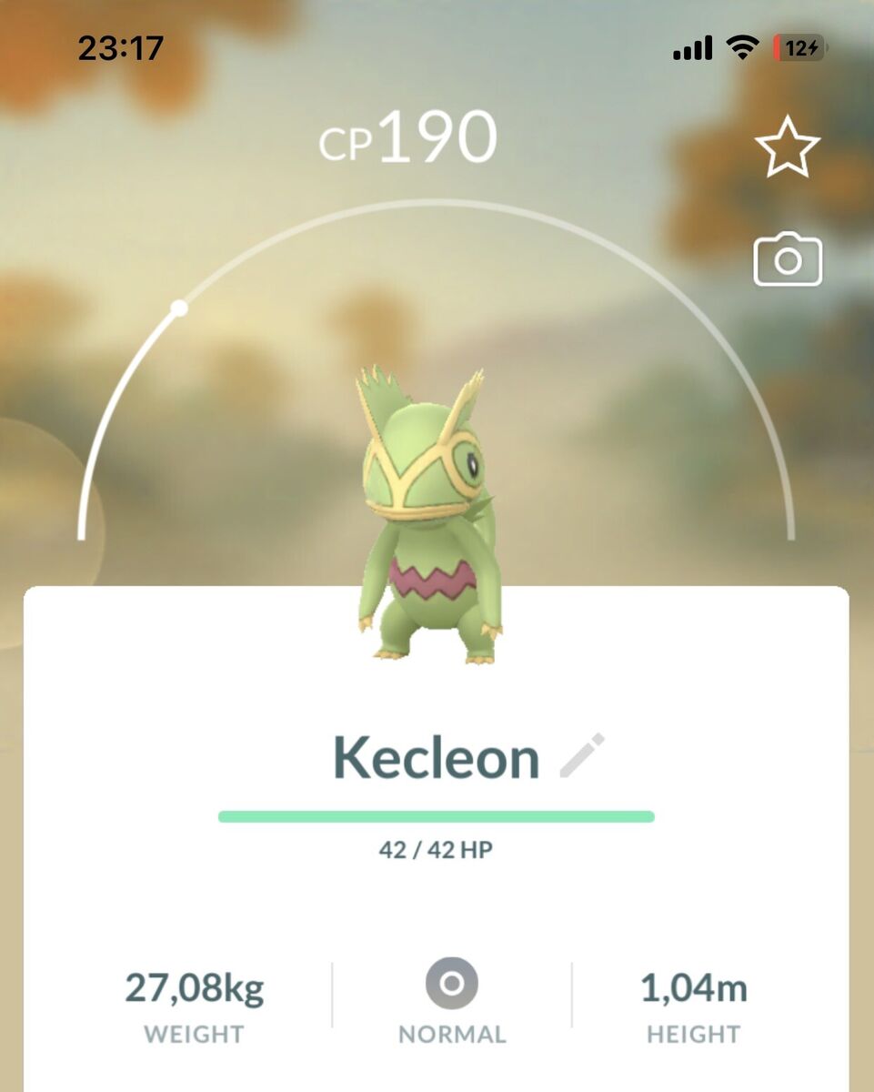 Kecleon Pokemon Trade GO Pokémon Same Day Not Shiny Trading Gen3 Hoenn