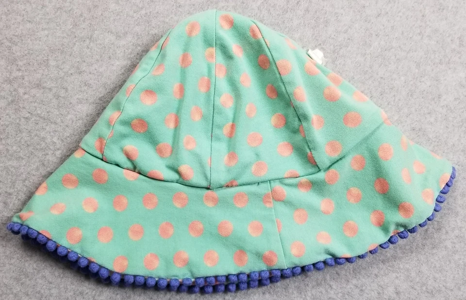 Gorra Matilda Jane Shade Seeker Niñas 4 6 Floral Reversible Elastizada Playa Sol Foto 4 de 4