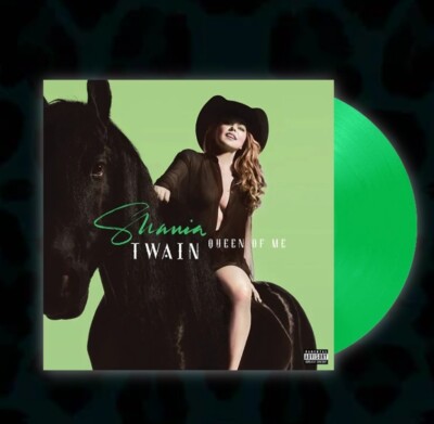 SHANIA TWAIN - QUEEN OF ME EXCLUSIVE GREEN VINYL Glastonbury 