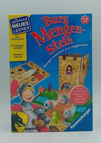Ravensburger 250264 castello Mengenstein giocando nuovo apprendimento riconoscere le quantità NUOVO - Foto 3 di 4