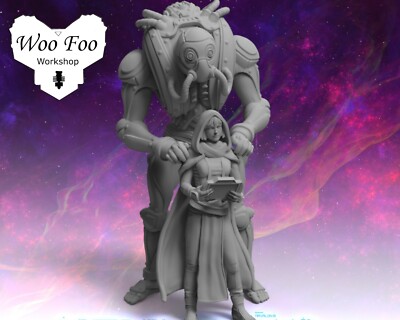 Arvalon 8 Crew 10-4 Kato und L7 32mm Resin 3D gedruckt Stargrave Sci Fi 