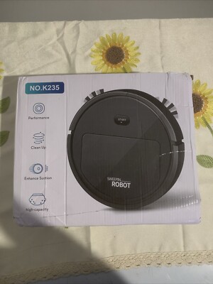 Smart Sweeping Robot Vacuum Cleaner NO. K235 BLACK New In Box