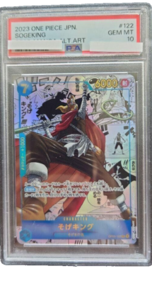 2023 One Piece Pillars of Strength Sogeking Manga Alt Art PSA 10