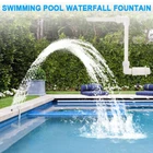 Swimming Pool Waterfall Fountain Above Ground Pool Fountain Pool Fountain Head
