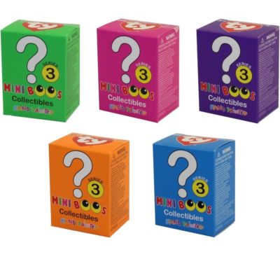 Full Set of 12 Ty Mini Boo Series 3 & Saffire Dragon Mystery