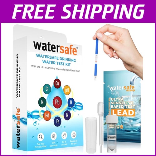 Sensitive Water Testing Kit for Lead, Bacteria, and pH – Compact & Affordable