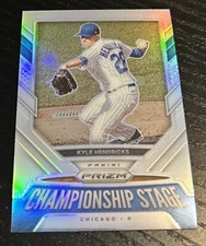 2021 Panini Prizm Kyle Hendricks Championship Stage Silver Prizm
