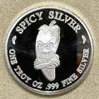 STL Mint Spicy Silver Farmers Daughter Rare 1 Oz Pure .999 Silver Proof Coin — photo 6
